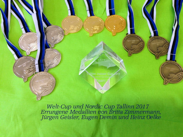Alle medallien 2017 Tallinn